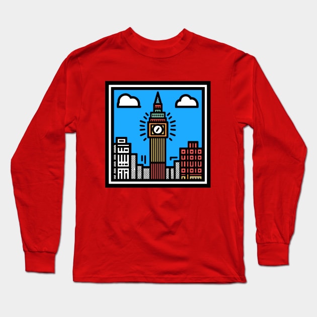 Big Ben Long Sleeve T-Shirt by Sketchy